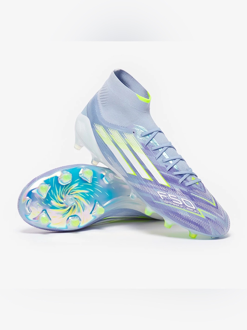 Adidas F50 Sparkfusion Elite Mid FG AG Soccer Cleat Women’s Sz 8.5 Purple JH7648